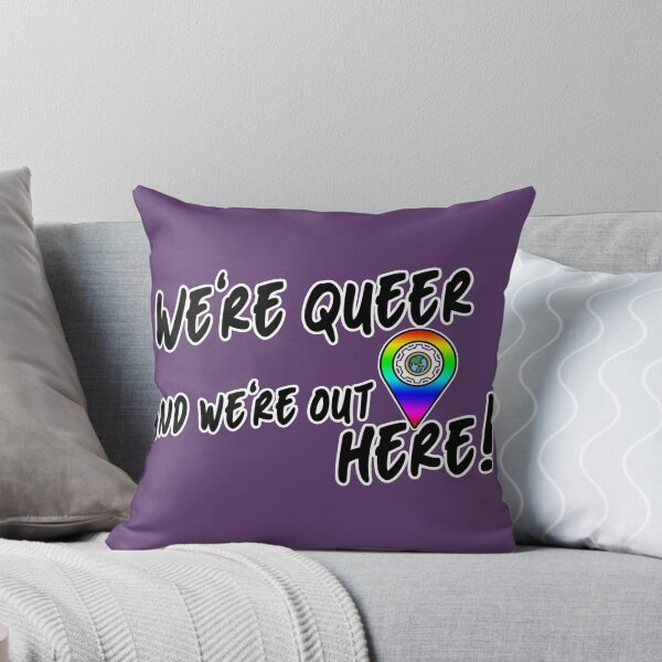 Item preview, We're Queer and We're Here designed and sold by Global Rainbow Engineers.