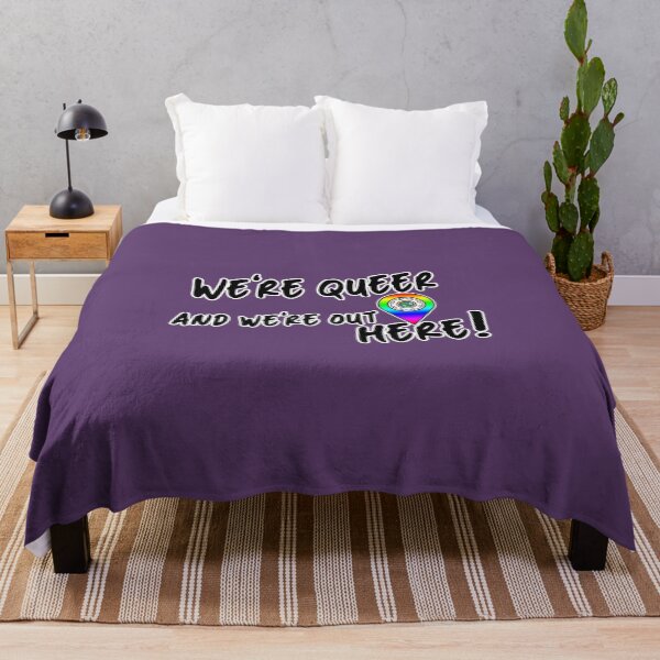 Item preview, We're Queer and We're Here designed and sold by Global Rainbow Engineers.