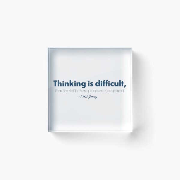 Item preview, Thinking is difficult. designed and sold by RazorBrain.
