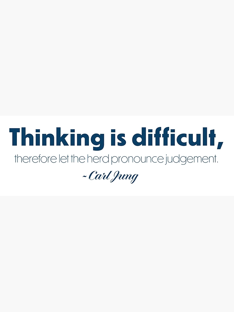 Thumbnail 3 of 3, Poster, Thinking is difficult. designed and sold by RazorBrain.