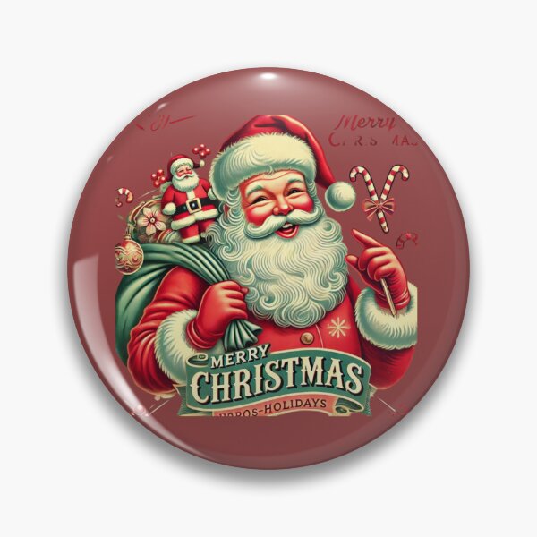 Item preview, "? Retro Holiday Magic! ? Happy Holidays in Vintage Style #ClassicChristmas designed and sold by Skansirish ⭐⭐⭐⭐⭐.