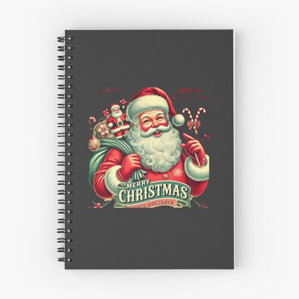 Item preview, "? Retro Holiday Magic! ? Happy Holidays in Vintage Style #ClassicChristmas designed and sold by Skansirish ⭐⭐⭐⭐⭐.