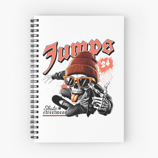 Artikelvorschau, Skater Skelett Sprünge - Streetwear Vibe entworfen und verkauft von BomboStore.