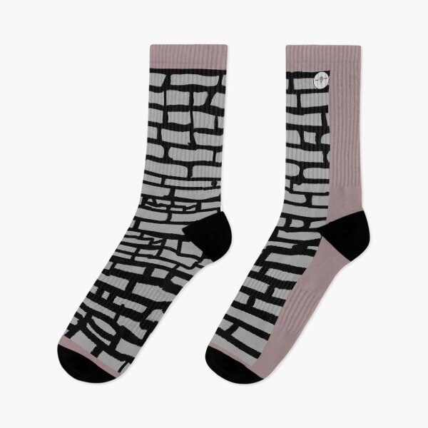 Item preview, Minimalist Black and White Brick Wall – Timeless Abstract Pattern  designed and sold by JW3164..