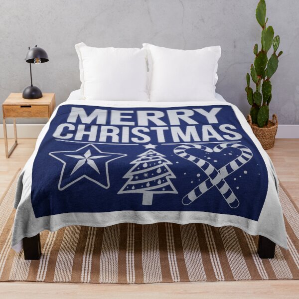 Item preview, Merry Christmas blue designed and sold by LolaCreative622.