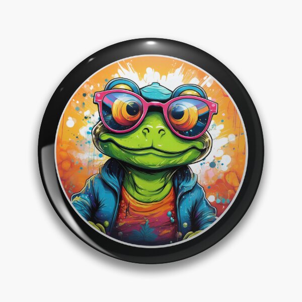 Item preview, Graffitti Frog in Sunglasses designed and sold by Boxing Kangaroo Retail Company.