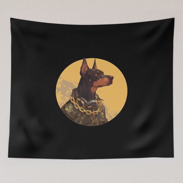 Item preview, Doberman Guarding dog designed and sold by SMARTKIT  DESIGNAGENCY.