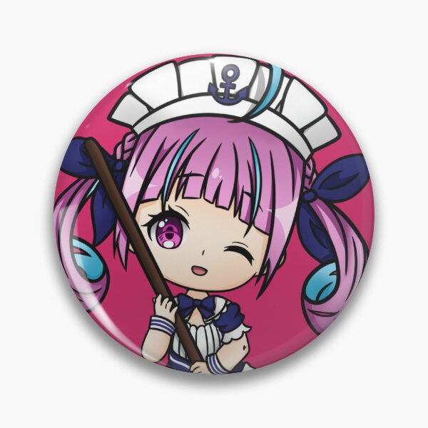 Item preview, Minato Aqua Hololive Chibi designed and sold by Racheya.