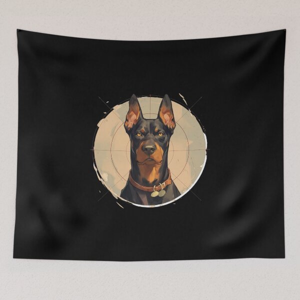 Item preview, Doberman Guarding dog designed and sold by SMARTKIT  DESIGNAGENCY.