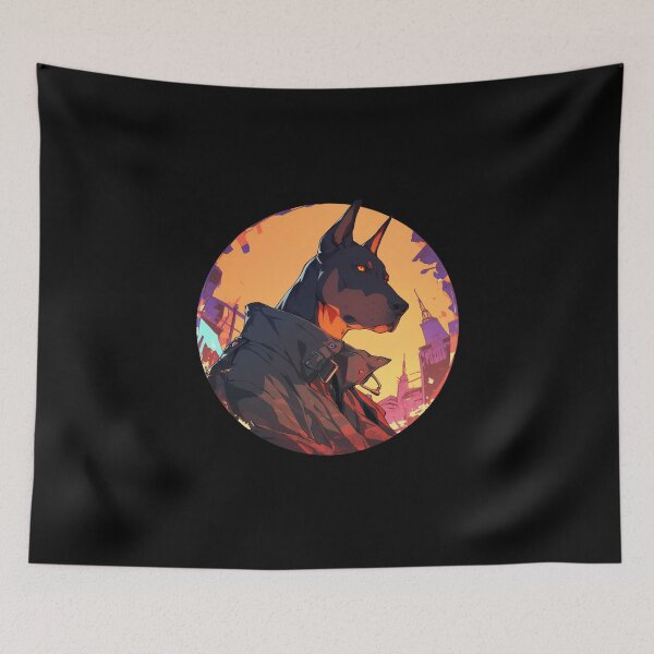 Item preview, Doberman Guarding dog designed and sold by SMARTKIT  DESIGNAGENCY.