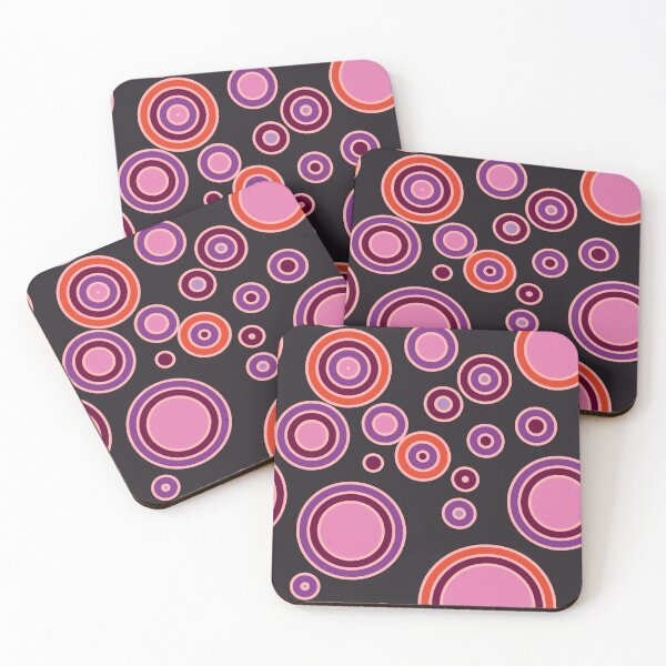 Item preview, Colorful circles, geometric and energetic pattern/ vivid colors and contrasts.1 designed and sold by My-fake-places.