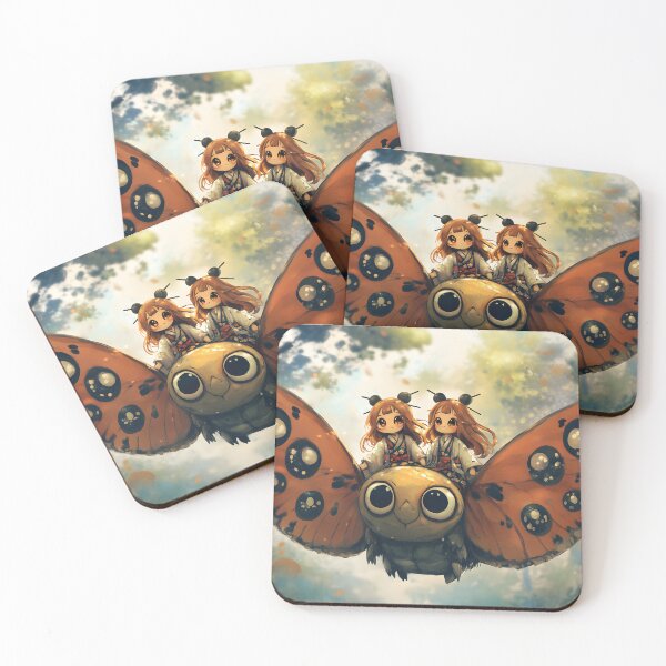 Item preview, Priestesses Riding Mothra designed and sold by Playing In Mud.