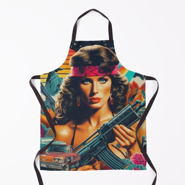 Item preview, Retrowave Collage War Woman designed and sold by PulpVintage.