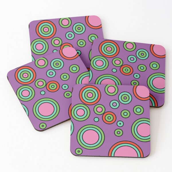 Item preview, Colorful circles, geometric and energetic pattern/ vivid colors and contrasts.4 designed and sold by My-fake-places.
