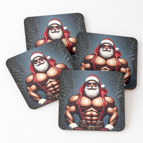 Item preview, Modern Sexy Santa Claus designed and sold by ArtFactoryAI.