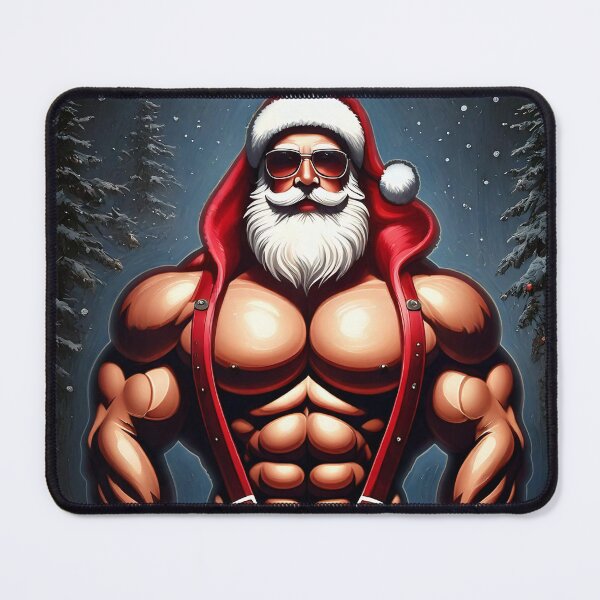 Item preview, Modern Sexy Santa Claus designed and sold by ArtFactoryAI.