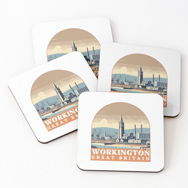 Item preview, Retro Workington Skyline designed and sold by MaateoDesign.