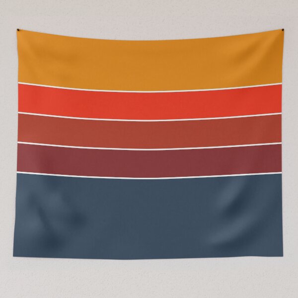 Item preview, Iconic Norwegian 70s Vintage Retro Stripes designed and sold by Deutschic.