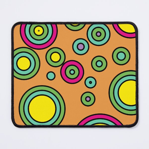 Item preview, Colorful circles, geometric and energetic pattern/ vivid colors and contrasts.3 designed and sold by My-fake-places.