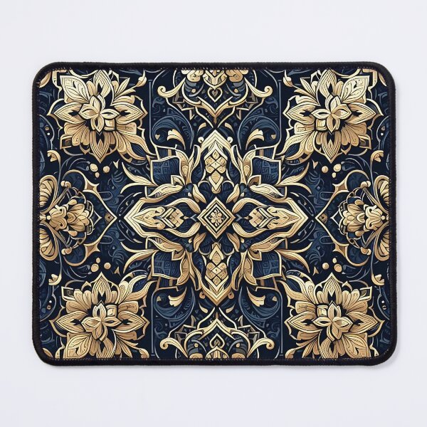 Item preview, Navy And Gold Pattern designed and sold by MoonMonkeyNbear.