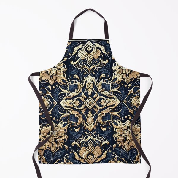 Item preview, Navy And Gold Pattern designed and sold by MoonMonkeyNbear.