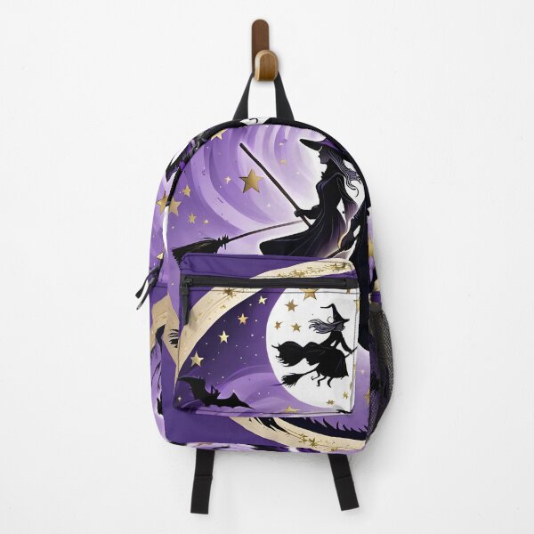 Item preview, Witches in Flight under the Magical Moon designed and sold by MandalasShops.