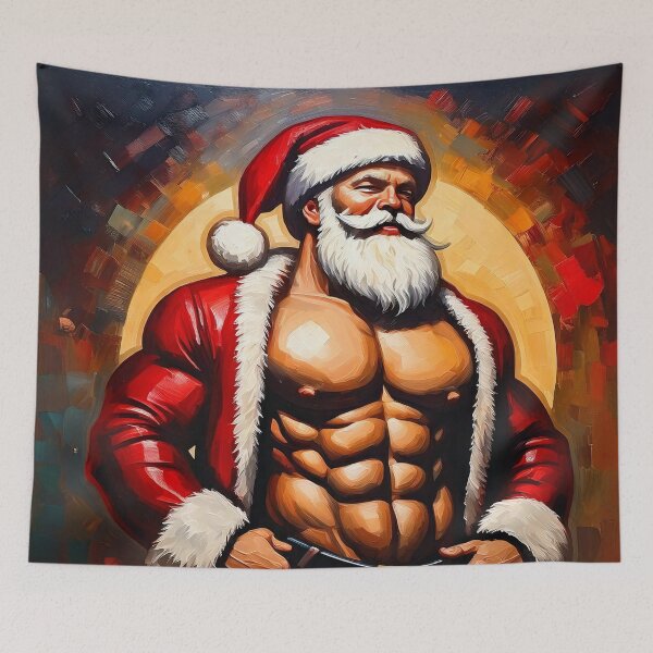Item preview, Modern Sexy Santa Claus designed and sold by ArtFactoryAI.