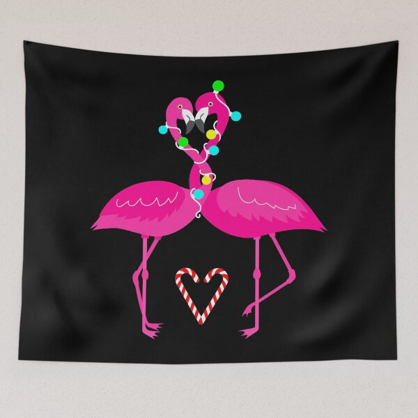 Item preview, ugly christmas flamingo candy cane designed and sold by Gossip Rag.
