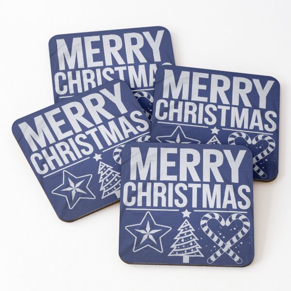 Item preview, Merry Christmas blue  designed and sold by LolaCreative622.