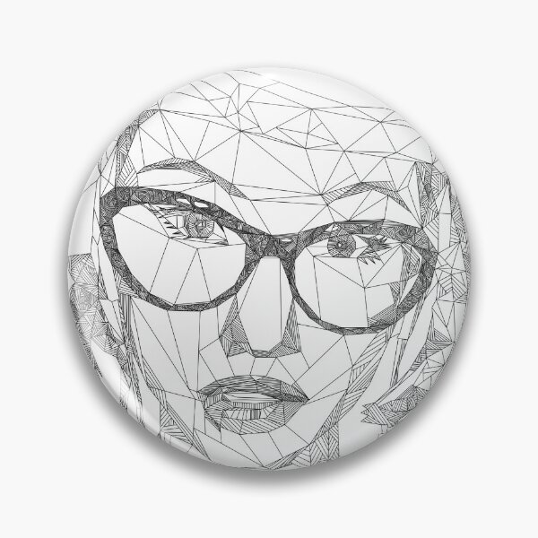 Artikelvorschau, Lineares Mädchen mit Brille posiert entworfen und verkauft von Caida_Libre.