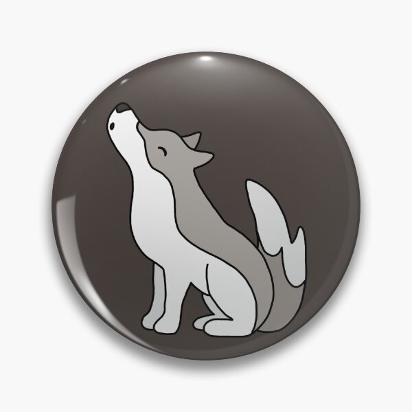 Item preview, Happy Gray Wolf designed and sold by kwartzine.