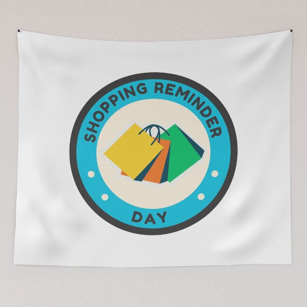 Item preview, shopping reminder day designed and sold by designemarket.