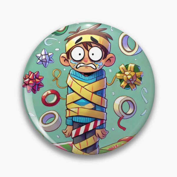 Item preview, boy stuck in christmas decor designed and sold by itskrrish.