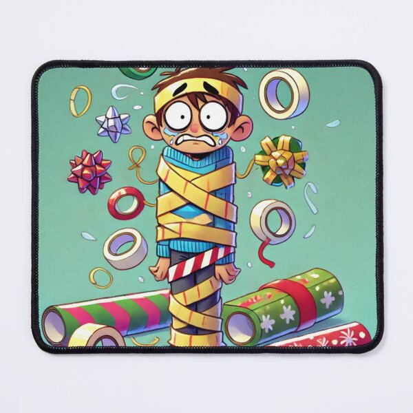 Item preview, boy stuck in christmas decor designed and sold by itskrrish.
