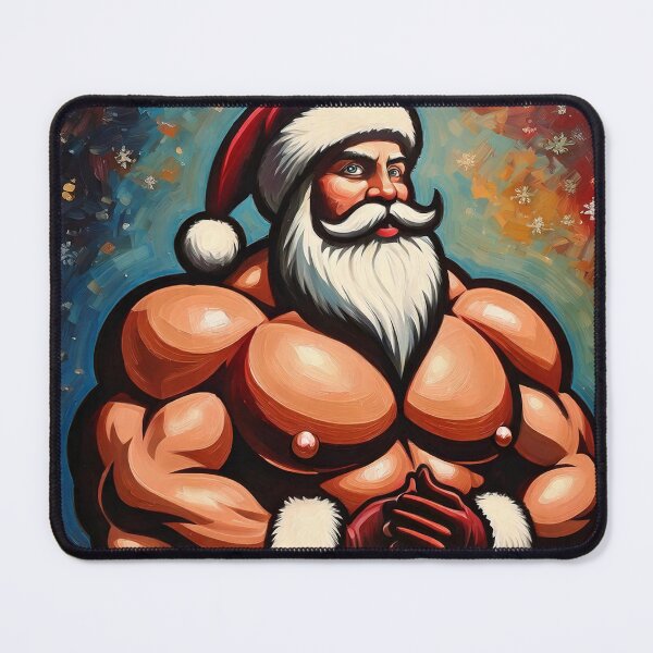 Item preview, Modern Sexy Santa Claus designed and sold by ArtFactoryAI.