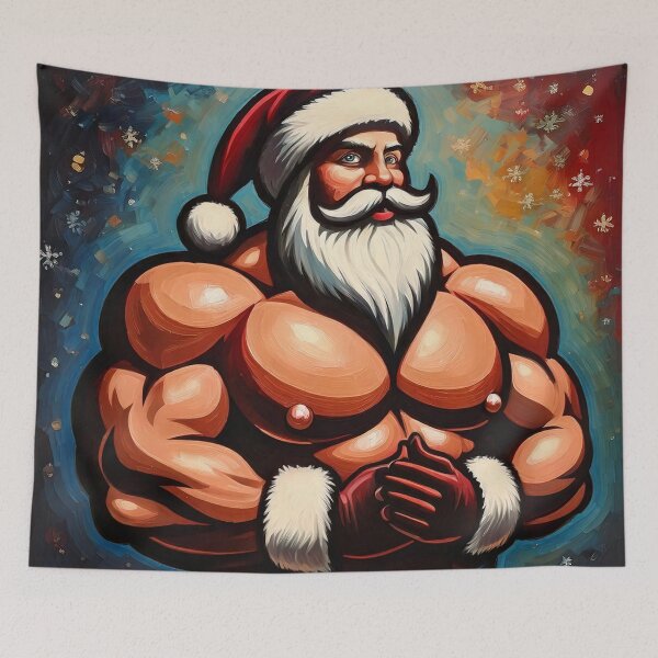 Item preview, Modern Sexy Santa Claus designed and sold by ArtFactoryAI.