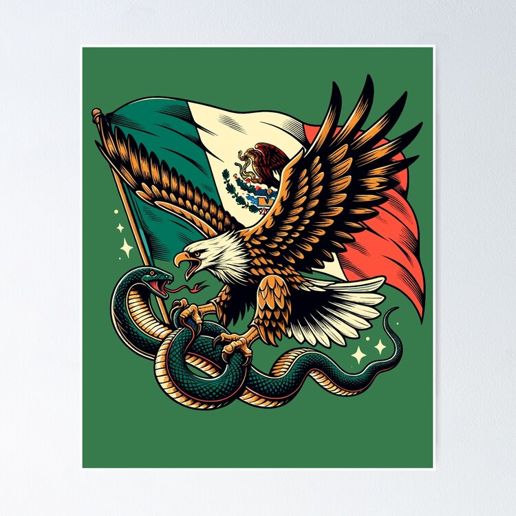 Mexican Eagle Rattlesnake Mexico Sticker