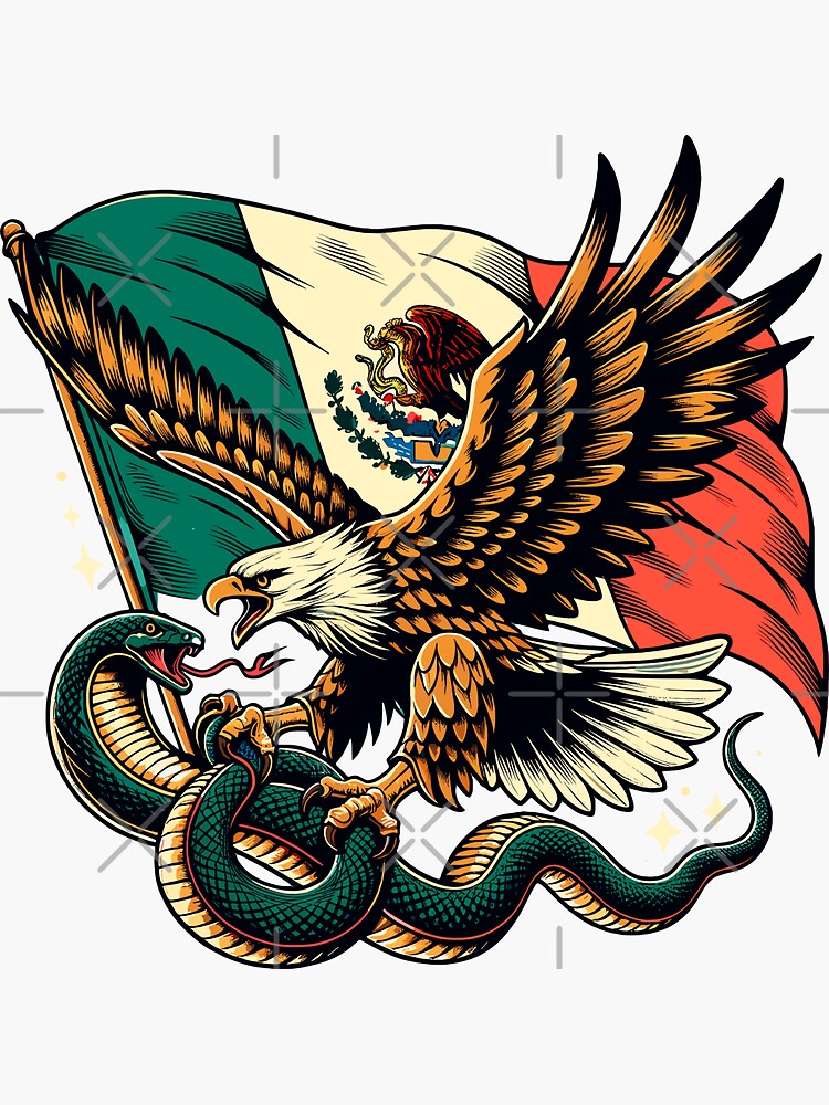 Mexican Eagle Rattlesnake Mexico Sticker