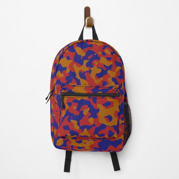 Item preview, Red Camouflage in Navy Blue and Gold designed and sold by ModdiesColors.