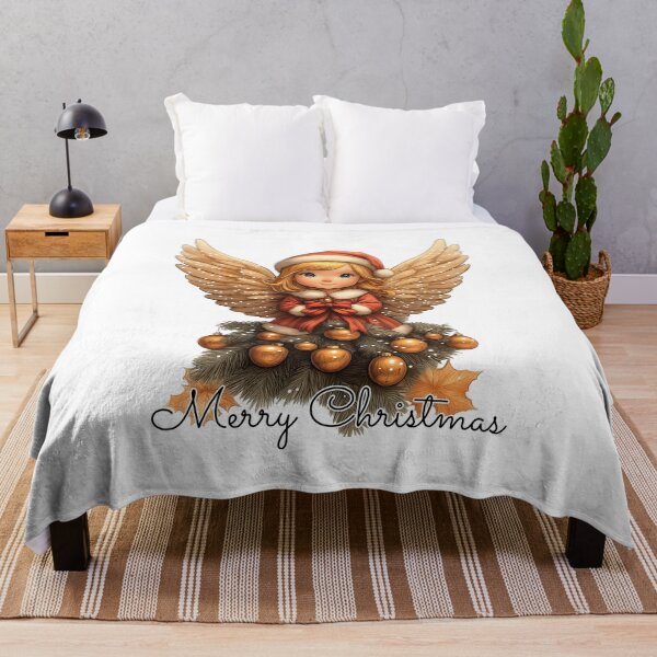 Item preview, Christmas Angel Tree Decor – Festive Holiday Art designed and sold by BukkyStory.