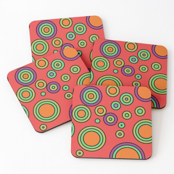 Item preview, Colorful circles, geometric and energetic pattern/ vivid colors and contrasts.5 designed and sold by My-fake-places.