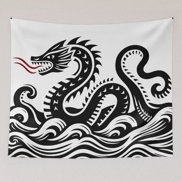 Item preview, Sea Serpent Jörmungandr designed and sold by tristanmillward.