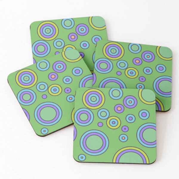 Item preview, Colorful circles, geometric and energetic pattern/ vivid colors and contrasts.6 designed and sold by My-fake-places.