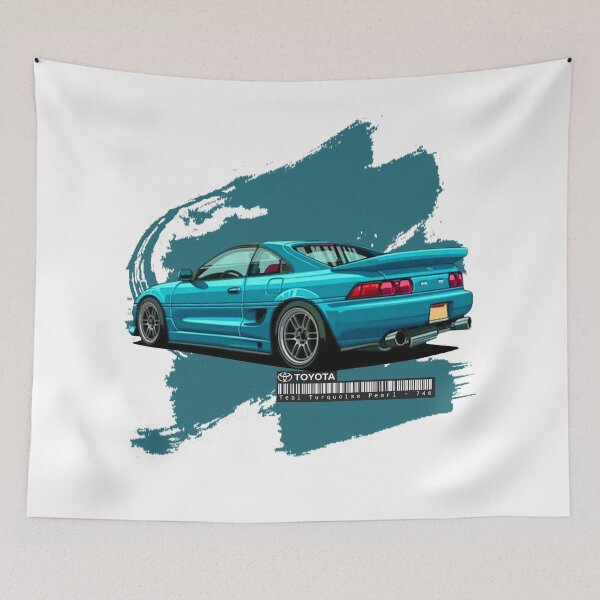Item preview, Toyota MR2 Mk2 SW20 Colour Design 1 - Teal designed and sold by Celica_4_eyes.