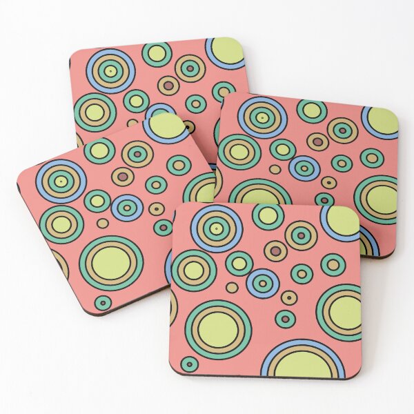 Item preview, Colorful circles, geometric and energetic pattern/ vivid colors and contrasts.7 designed and sold by My-fake-places.
