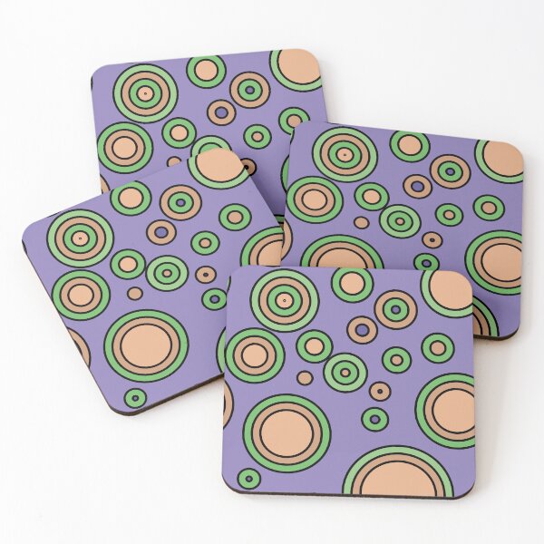 Item preview, Colorful circles, geometric and energetic pattern/ vivid colors and contrasts.8 designed and sold by My-fake-places.