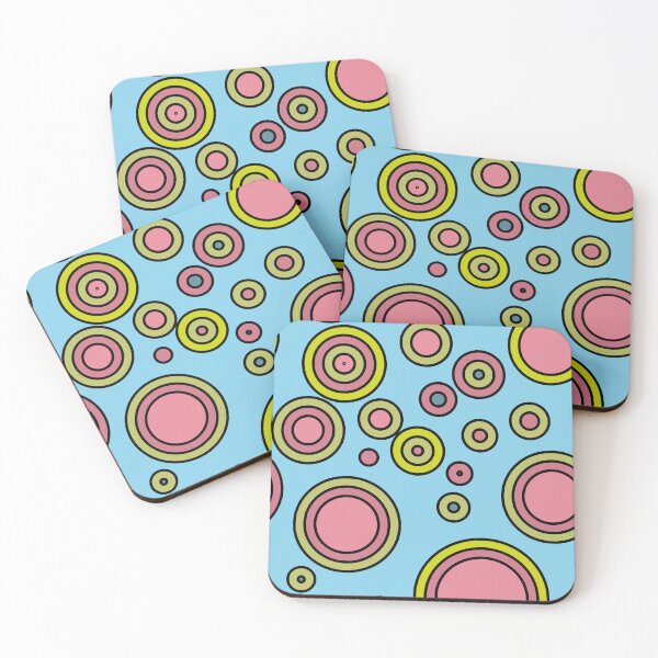 Item preview, Colorful circles, geometric and energetic pattern/ vivid colors and contrasts.9 designed and sold by My-fake-places.