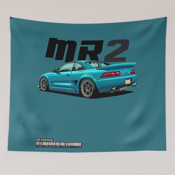 Item preview, Toyota MR2 Mk2 SW20 Colour Design 3 - Teal designed and sold by Celica_4_eyes.