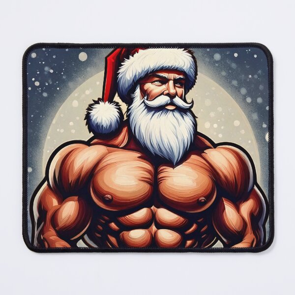 Item preview, Modern Sexy Santa Claus designed and sold by ArtFactoryAI.
