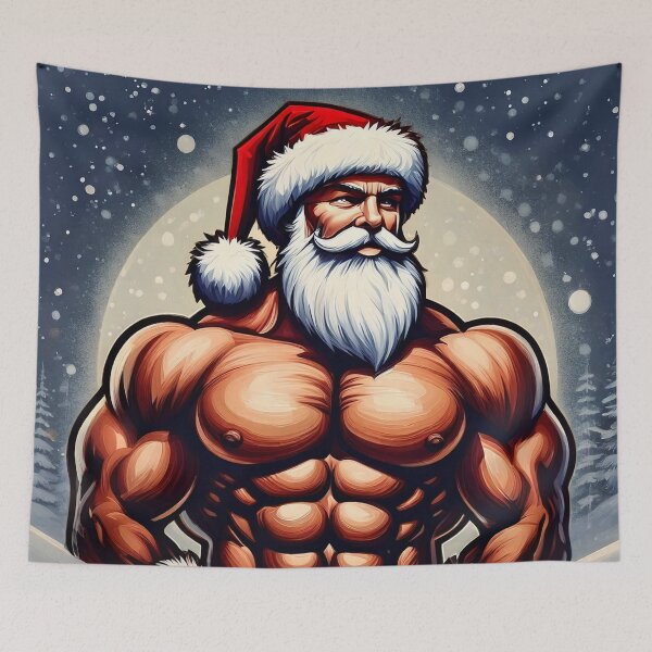Item preview, Modern Sexy Santa Claus designed and sold by ArtFactoryAI.